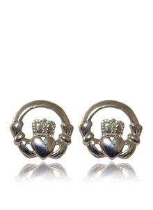 Sterling Silver Claddagh Earrings