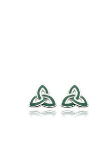 Sterling Silver Trinity Knot Earrings
