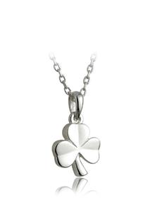 Sterling Silver Celtic Kids Shamrock Pendant