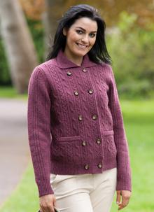 Cable-Knit Cardigan