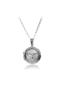 Sterling Silver Trinity Knot Locket Pendant