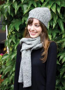 Wool Scarf Silver