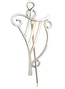 Harp Brooch