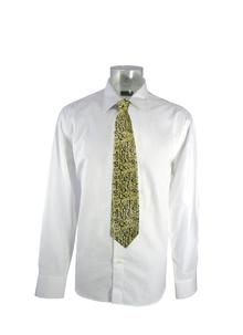 Celtic Script Silk Tie