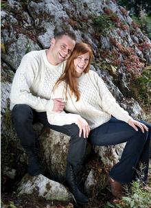 Ladies & Mens Traditional Aran Sweater
