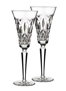 Waterford Crystal I Love Lismore Toasting Flutes