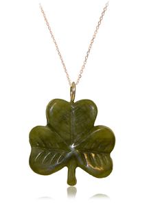 Connemara Marble Shamrock Pendant
