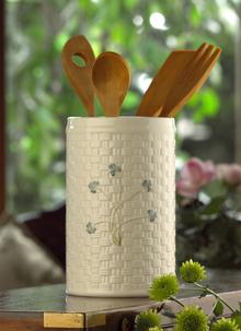 Belleek Shamrock Utensil Holder