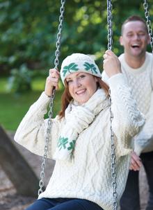 Shamrock Beanie & Scarf Set