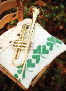 Aran Shamrock Cushion Cover