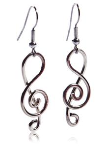 Treble Clef Earrings 