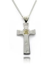 Sterling Silver Trinity Faith Cross