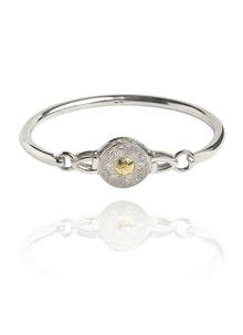 Sterling Silver Celtic Warrior Bangle