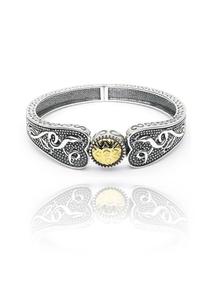 Sterling Silver Viking Bangle