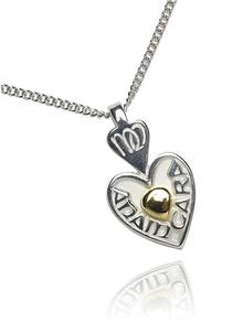 Sterling Silver Anam Cara Heart Pendant