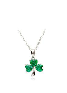 Sterling Silver Shamrock Celtic Pendant