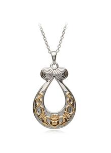 Sterling Silver Claddagh Pendant
