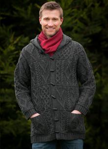 Aran Hooded Coat