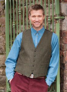 Wool Tweed Waistcoat