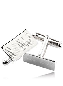 Sterling Silver Ogham Cufflinks