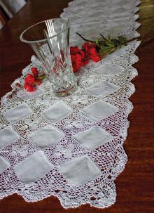 Crochet Diamond Runner 16