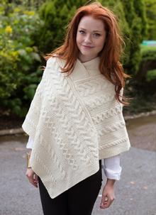 Aran Poncho