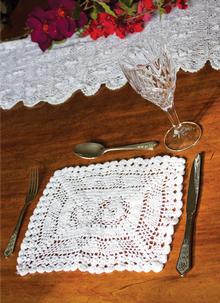 Lace Placemats Set of 6: 8