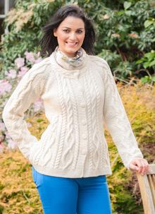 Aran A-Line Cardigan