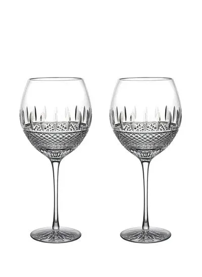 Waterford Crystal Irish Lace Red Wine Set of 2
