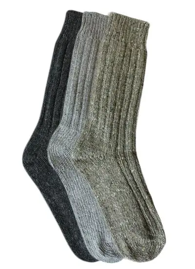 Set of 3 Men's Wool Socks