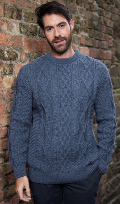 Personalized Blarney Diamond Aran