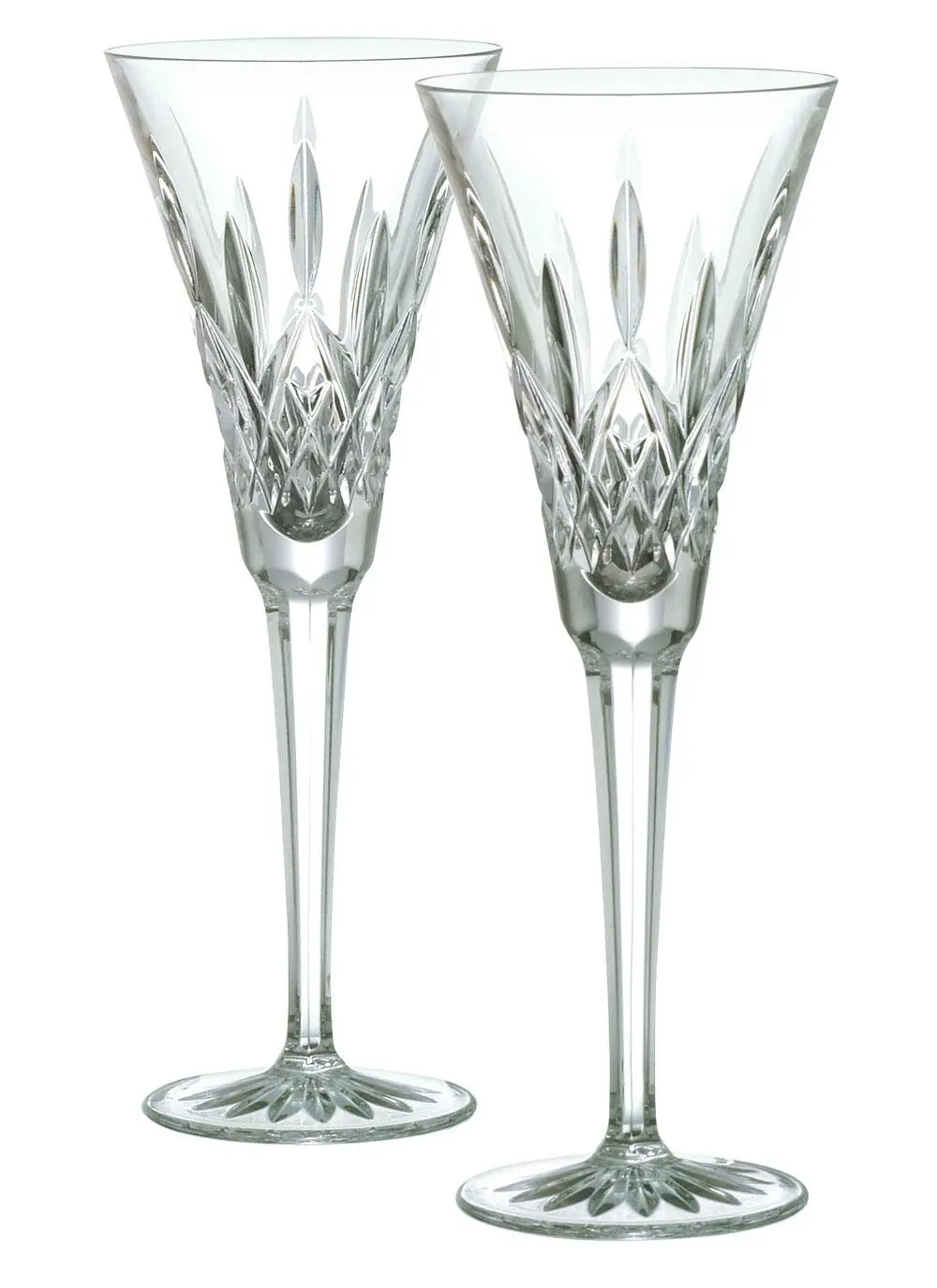 Waterford Crystal Classic Lismore Toasting Flutes Pair