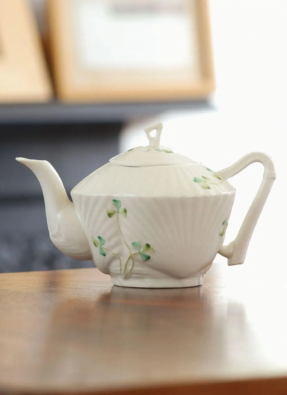Harp Shamrock Teapot