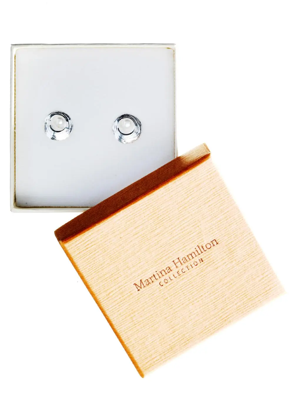Sterling Silver Oyster Pearl Tiny Stud Earrings