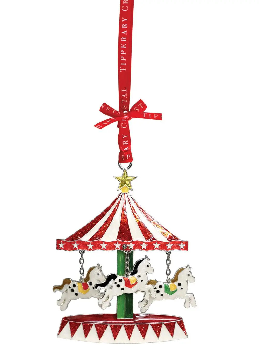 Sparkle Carousel Ornament 