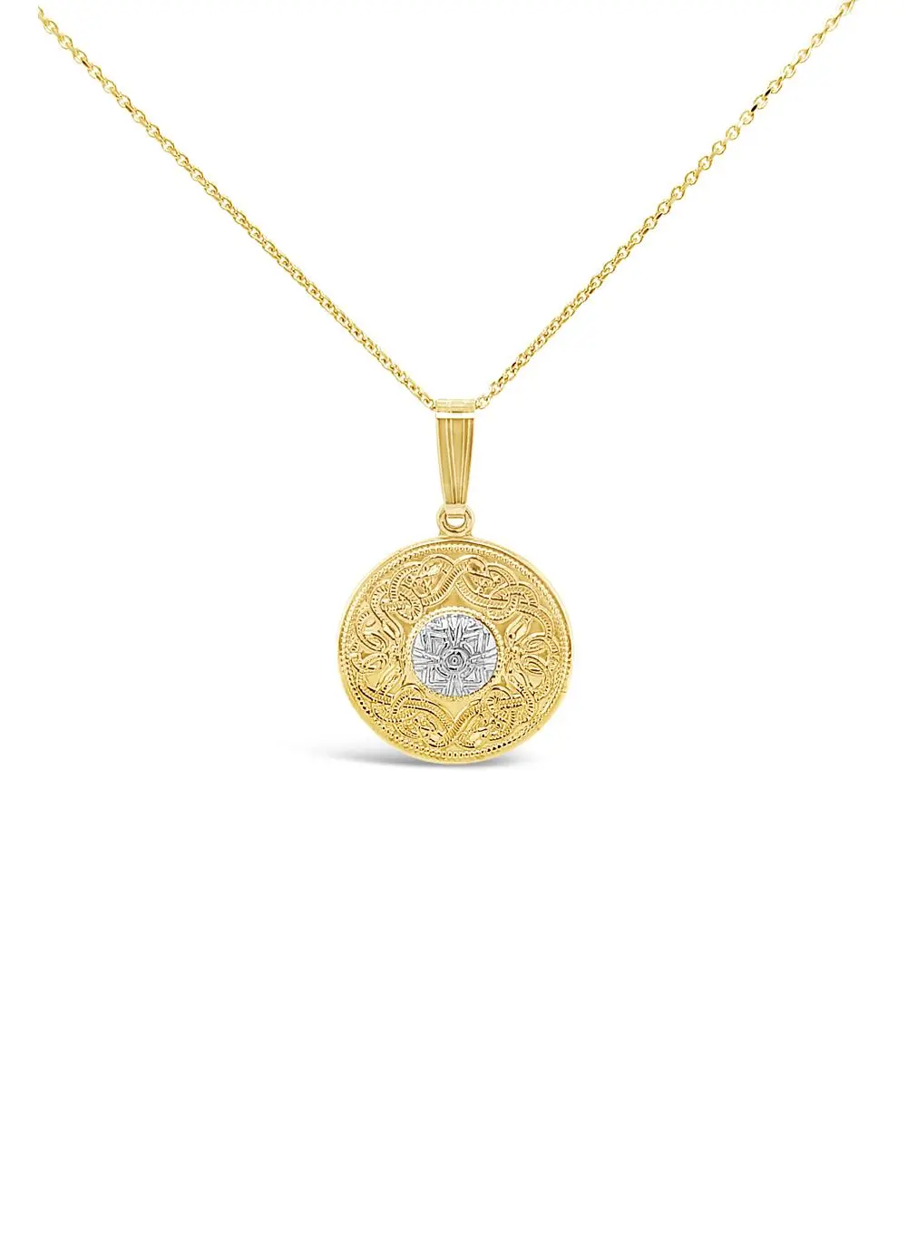 10K Gold Celtic Warrior Pendant