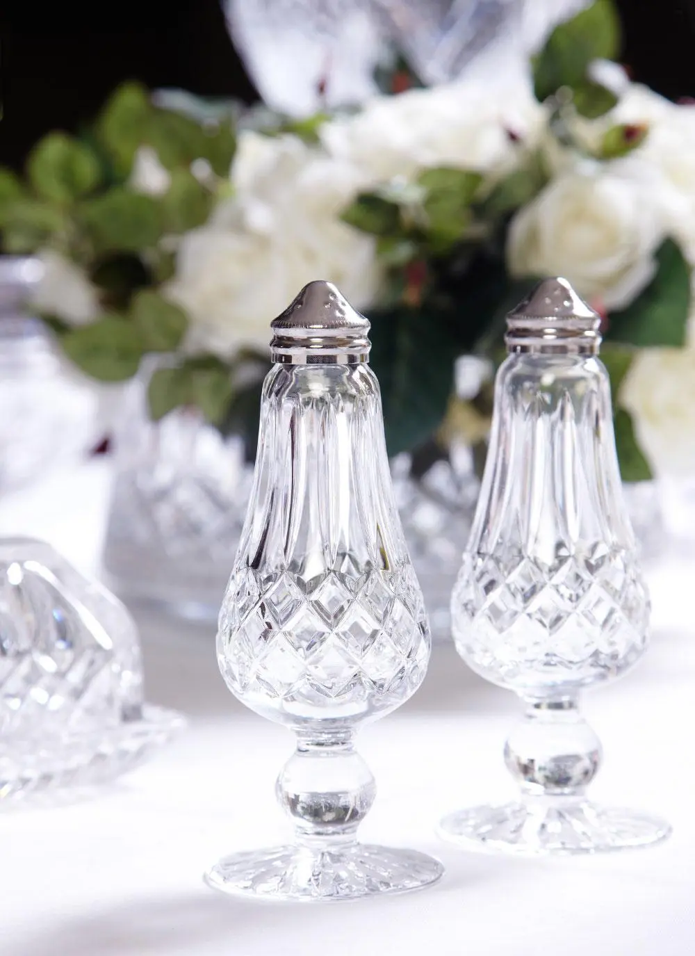 Waterford Crystal Classic Lismore Salt & Pepper Set 