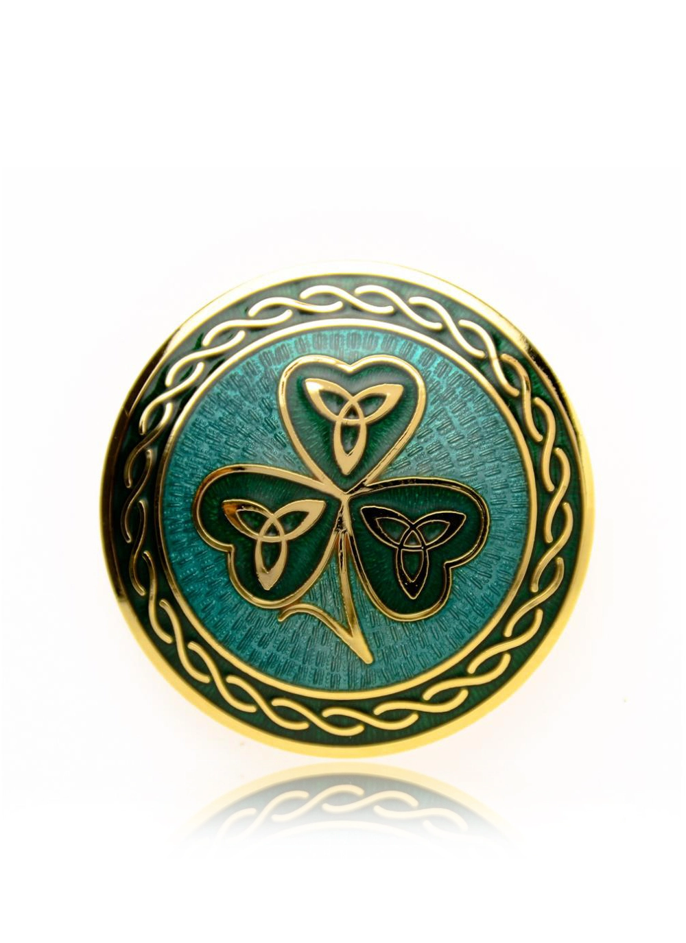Shamrock Brooch