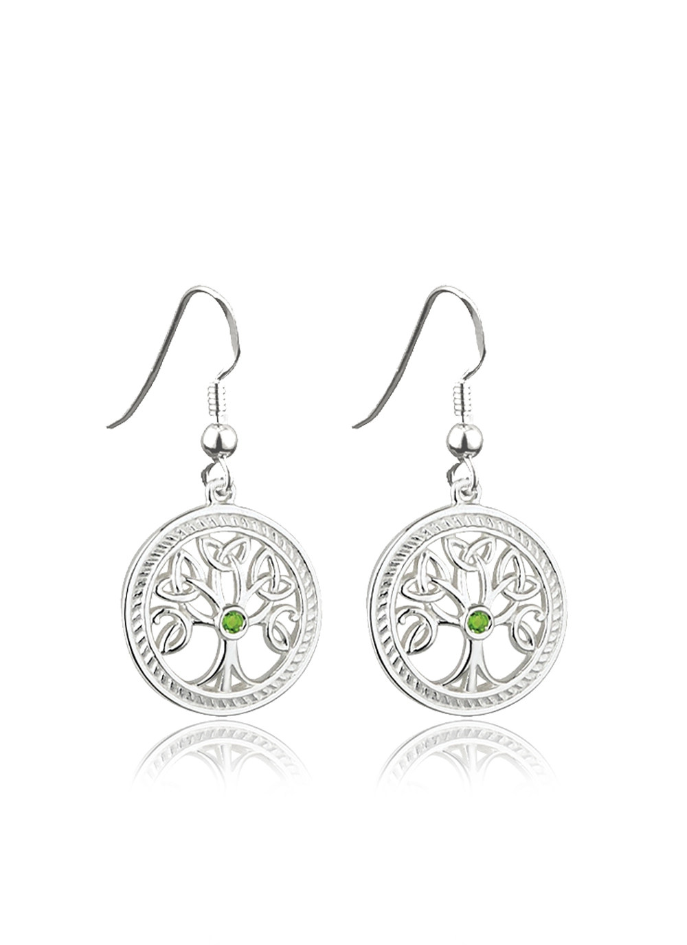 Sterling Silver Tree of Life Earrings