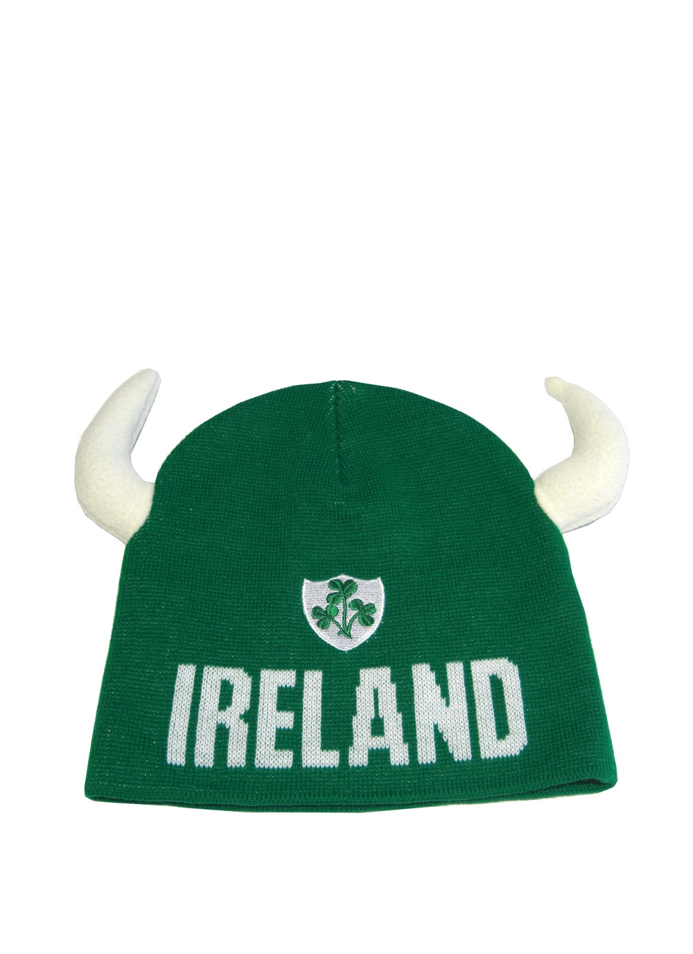 Ireland Viking Knit Hat with Horns