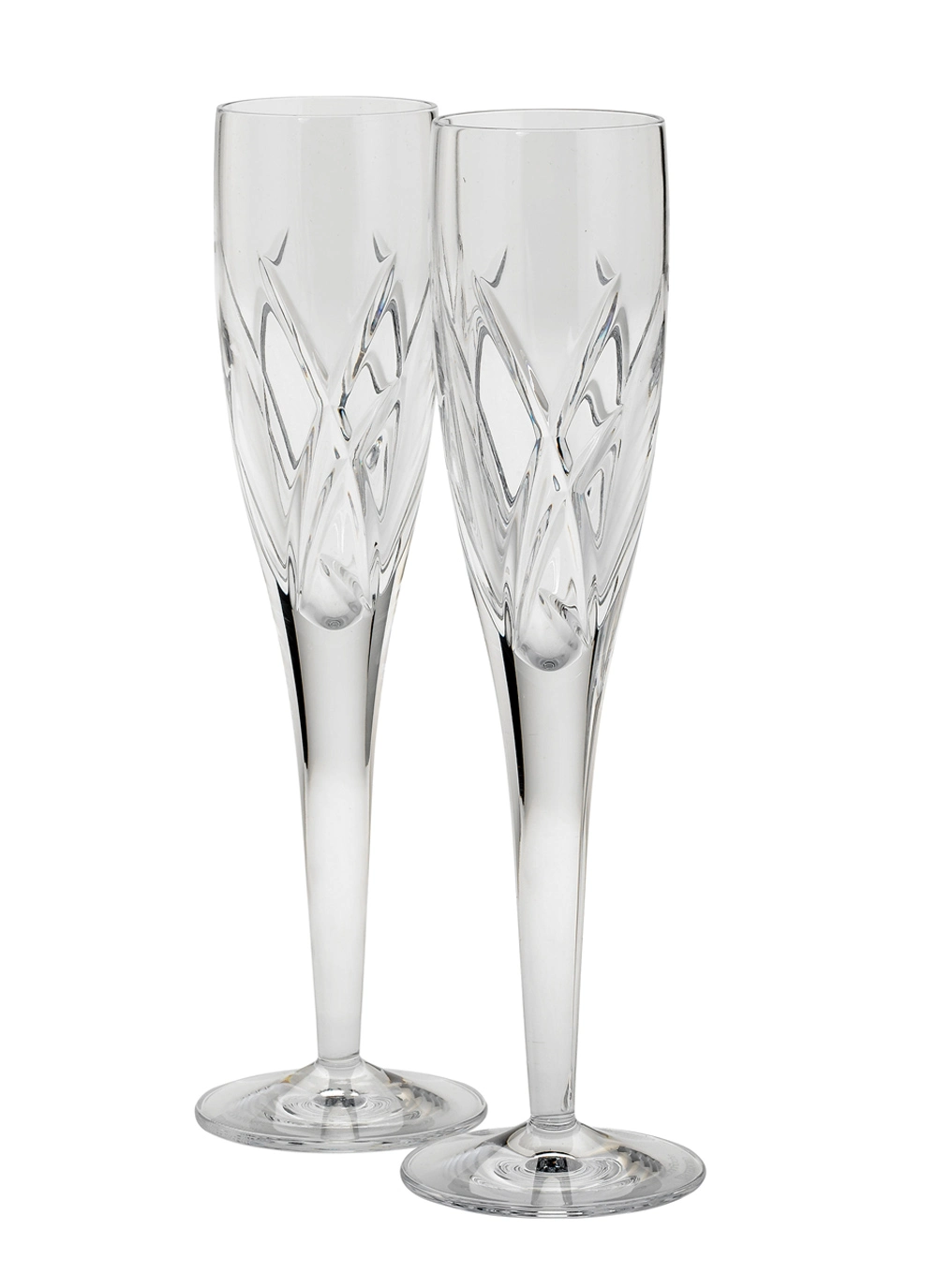 Waterford Crystal John Rocha Signature Flute Pair