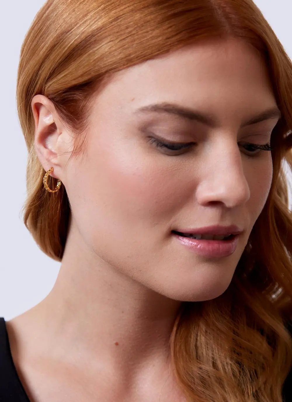 14Ct Gold Vermeil Petite Celtic Knot Hoop Earrings