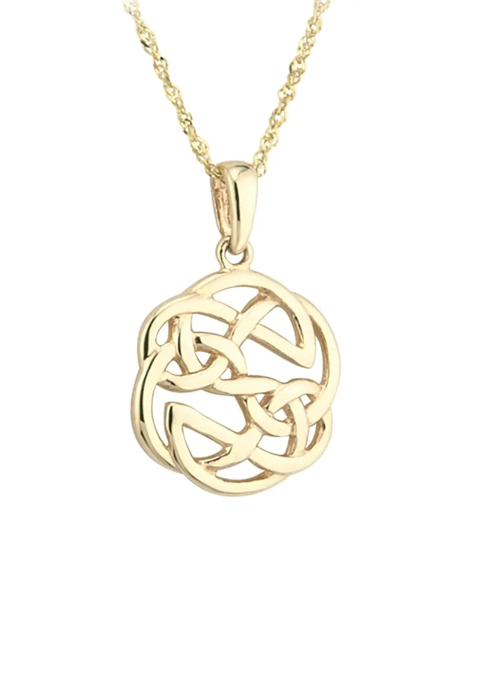 14K Gold Celtic Knot Pendant