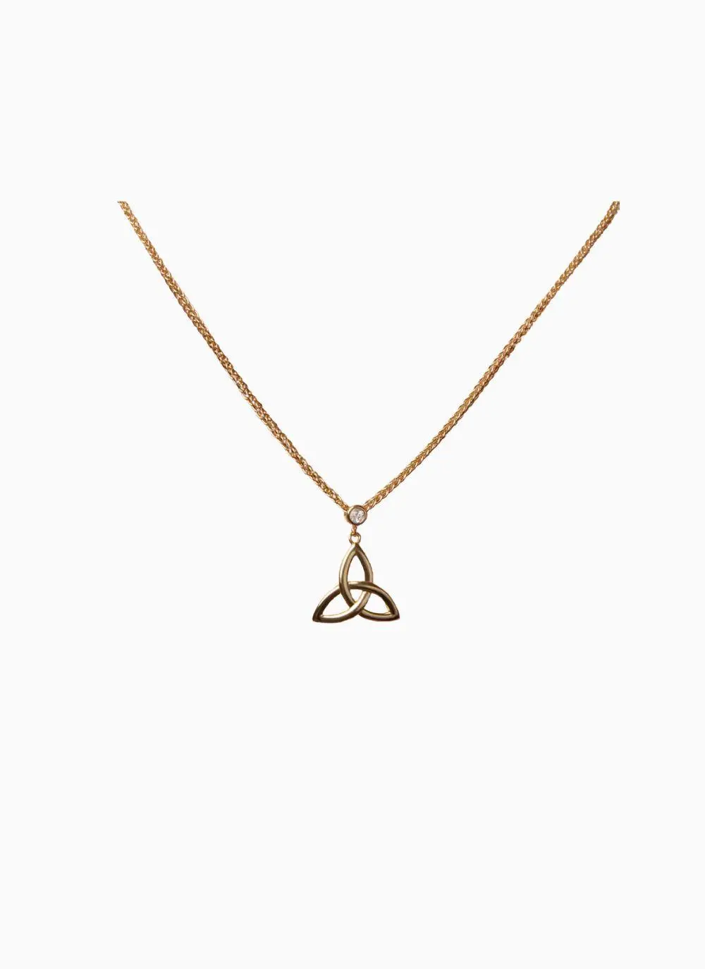 14K Gold Vermeil Trinity Pendant