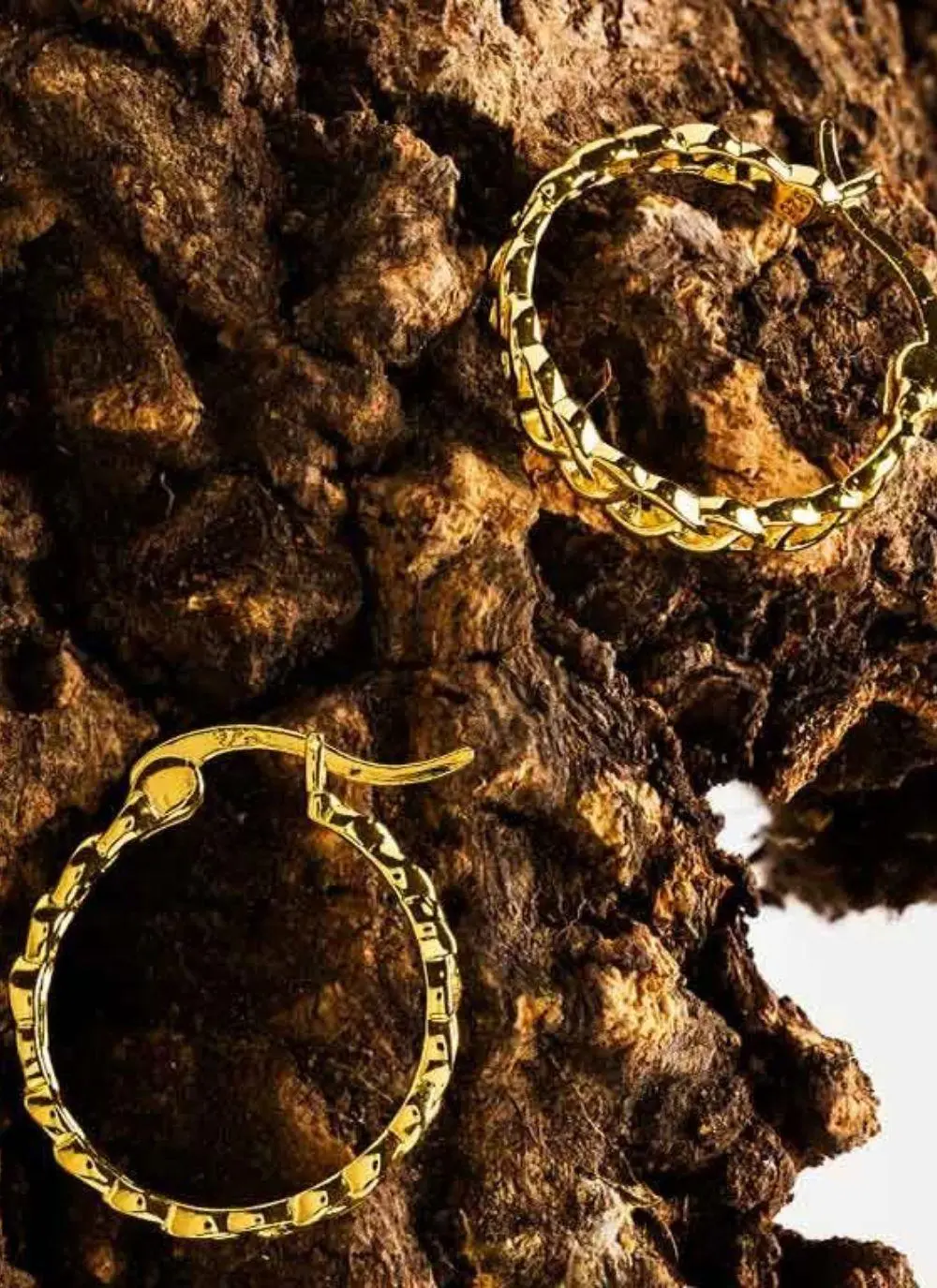14Ct Gold Vermeil Petite Celtic Knot Hoop Earrings