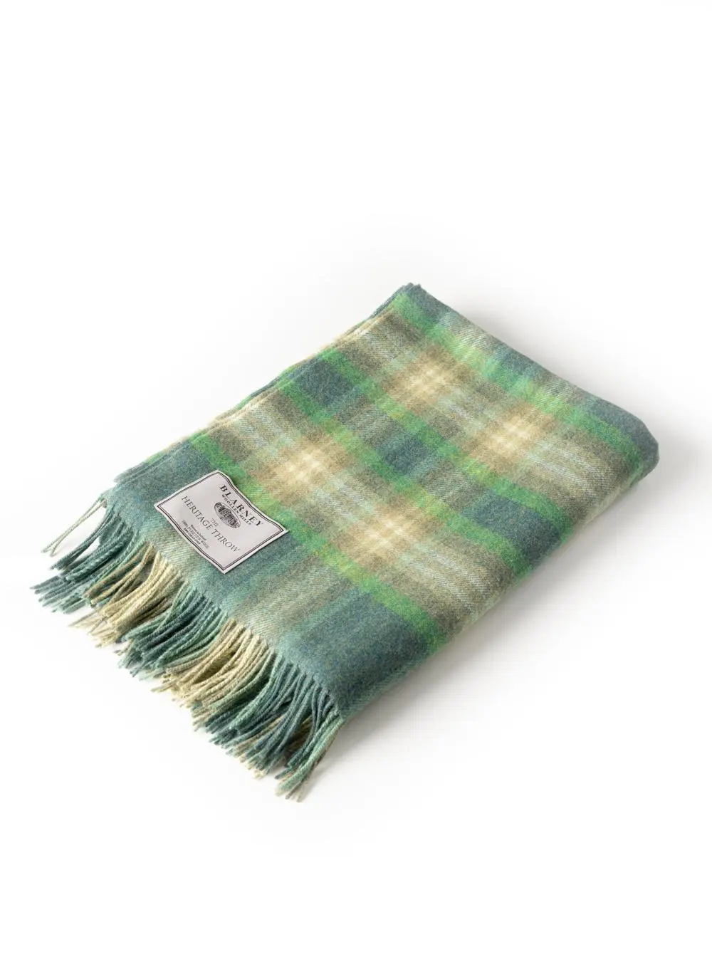 Rolling Irish Meadows Lambswool Throw