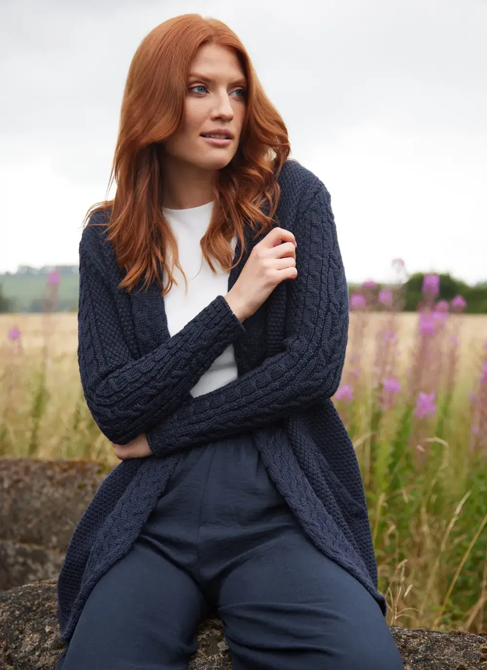 Maire Supersoft Aran Cardigan 