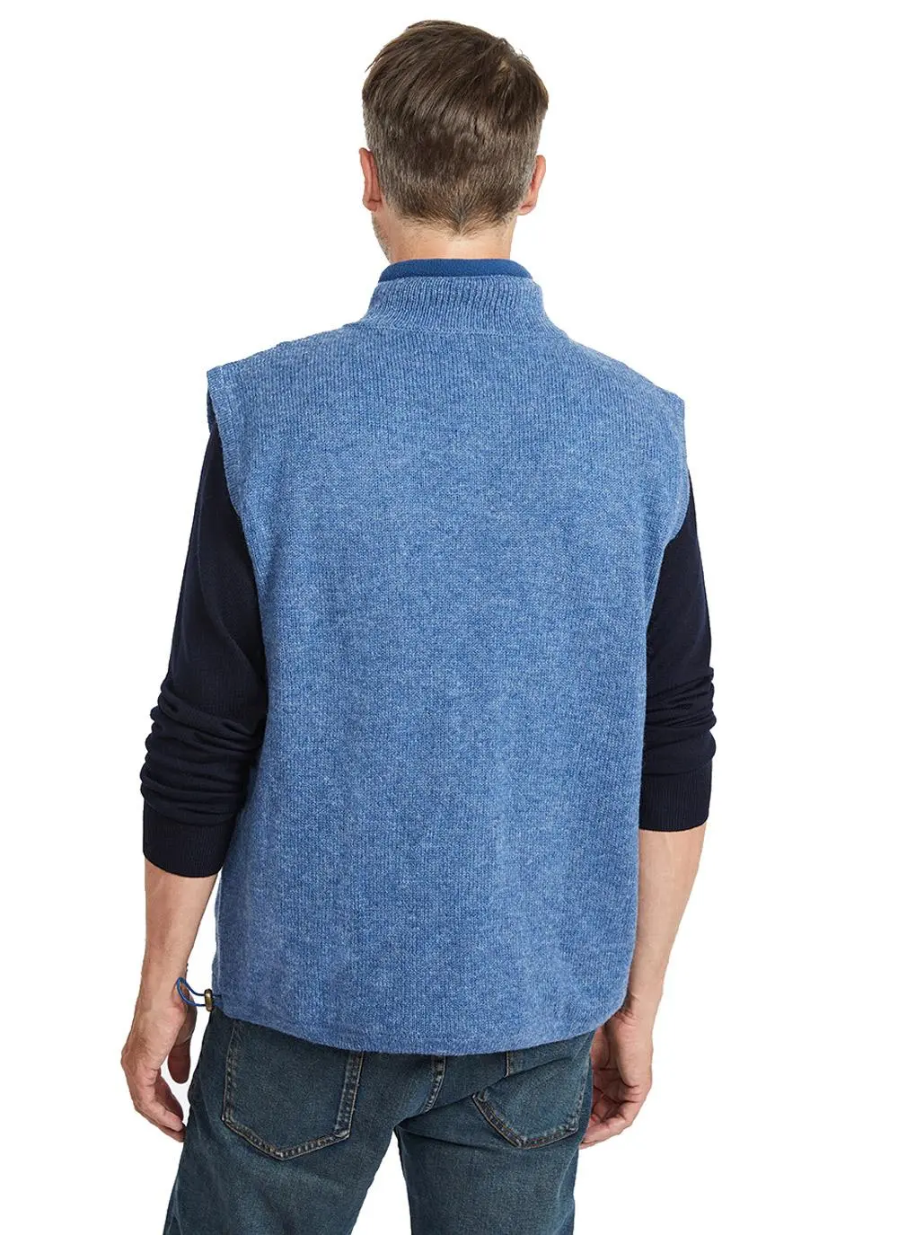 Aran Heritage Zip Gilet    