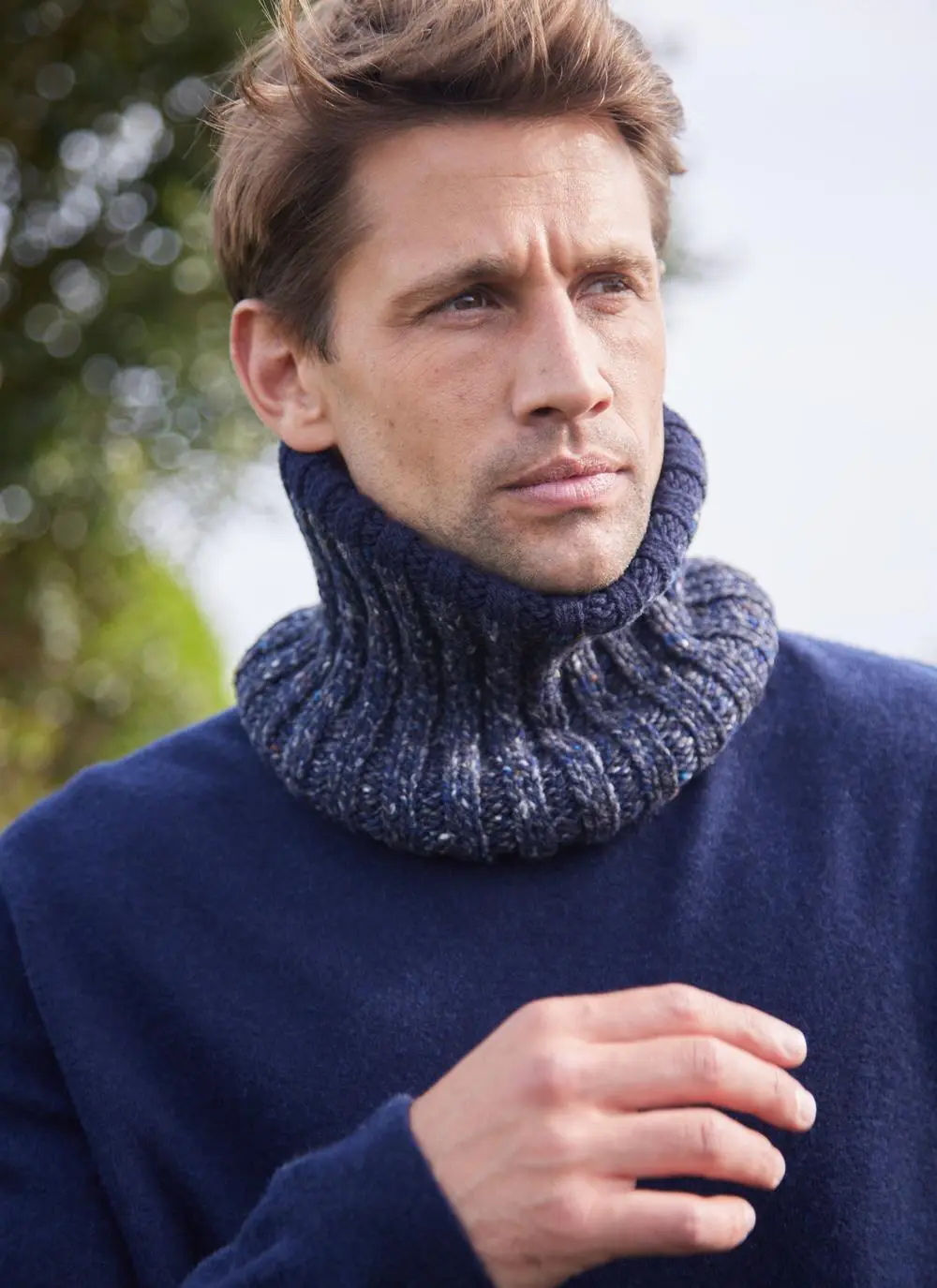 Fisherman Donegal Fleck Reversible Snood