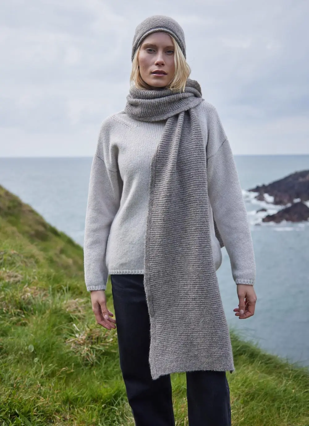 Fisherman Alpaca Scarf